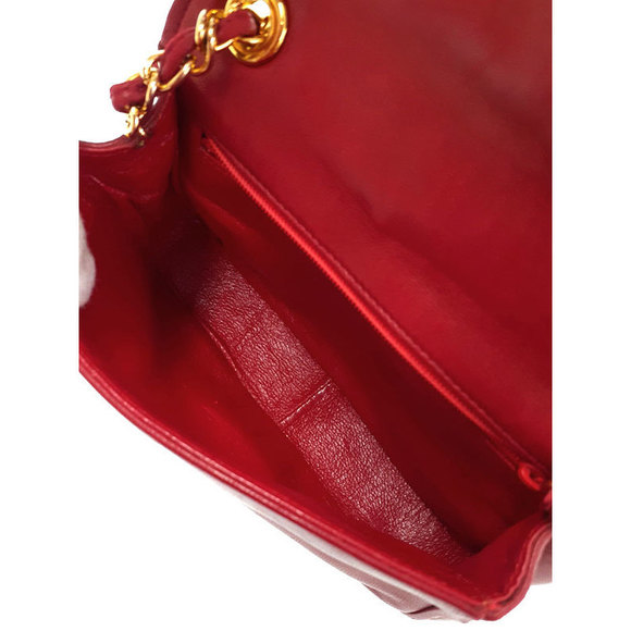 Chanel Coco Mark Chain Shoulder Bag Red - Picture 3 of 7